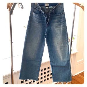 J Crew Slim Wide Leg Denim